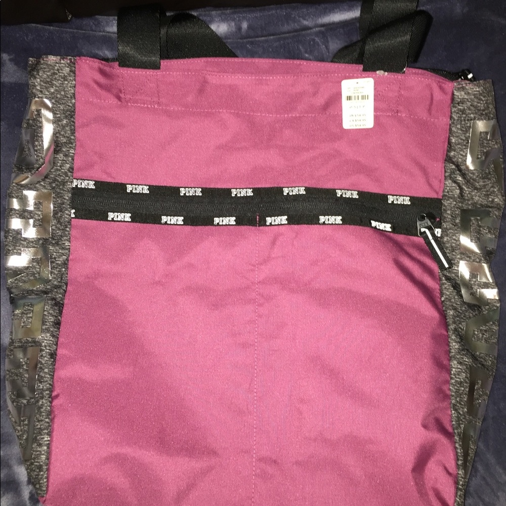VS PINK TOTE WITH ZIPPER